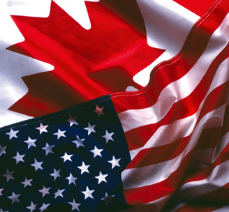 US-Canada-Flag